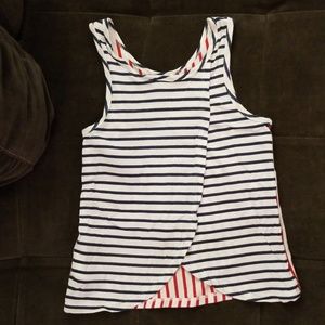 GAP Shirts & Tops - Gap Americana tulip open back top GAP Shirts & Tops - Gap Americana tulip open back top